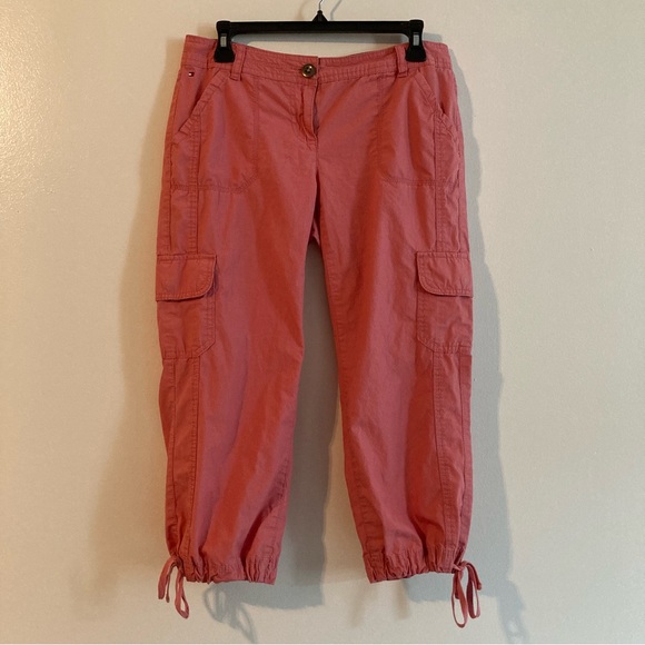 TH pink cargo capris size 4 - Picture 1 of 12